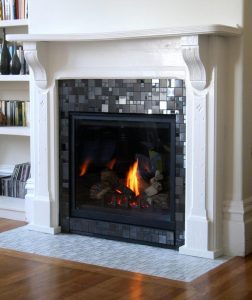 contemporary fireplace tile design ideas