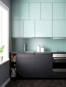 how to two tone kitchen cabinets