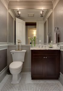 unique bathroom mirror frame ideas