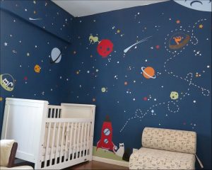 space themed room paint